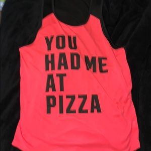 VS pink workout tank